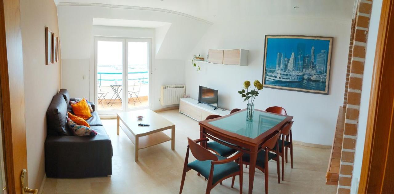 Apartamento Precioso ático con vistas a pie de playa Sanxenxo Exterior foto